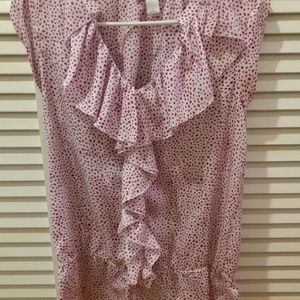 LOFT sleeveless blouse size small